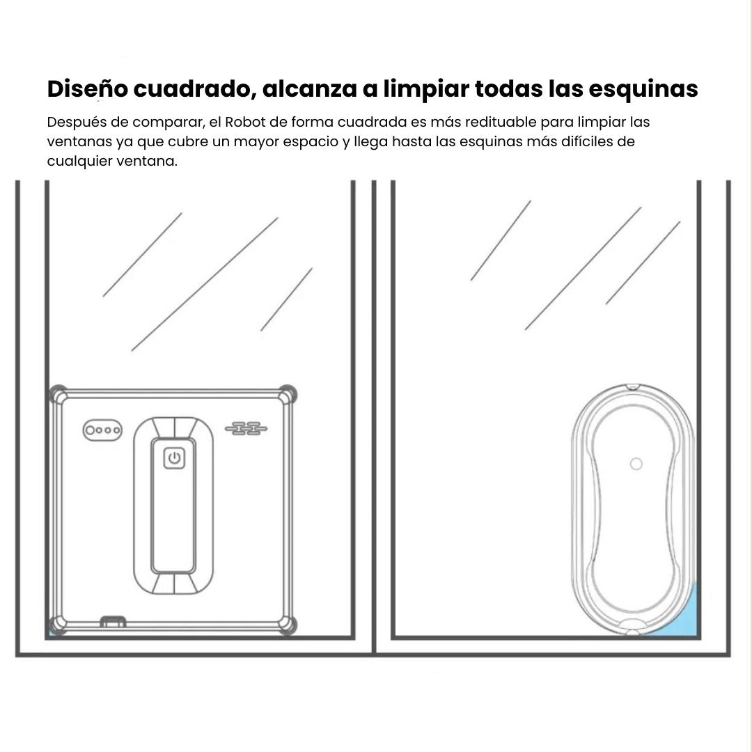 Robot limpiacristales Modelo V10