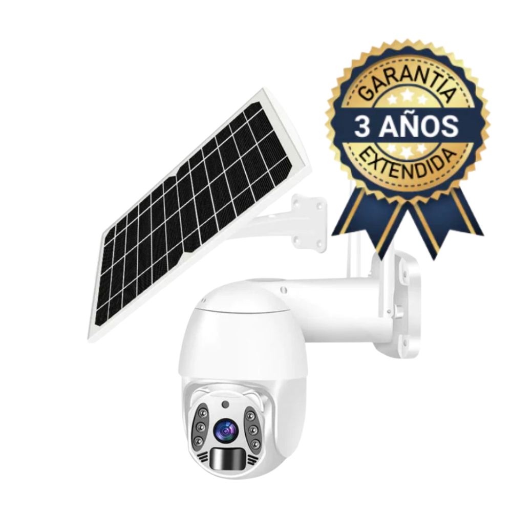 Cámara de seguridad WIFI solar, infrarroja, inalámbrica resistente al agua
