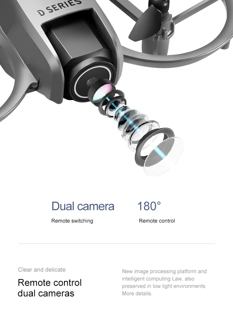 Mini drone D16 doble cámara
