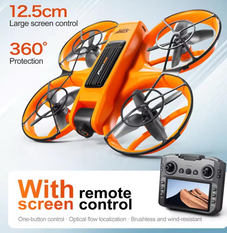 Dron 8k Dual Cam con pantalla
