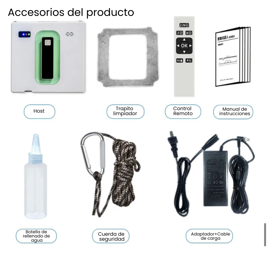 Robot limpiacristales Modelo V10