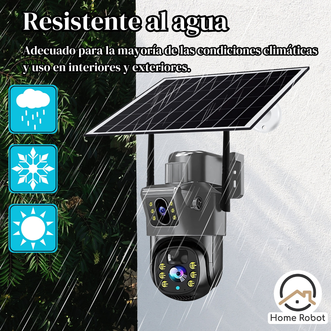 Cámara de seguridad doble