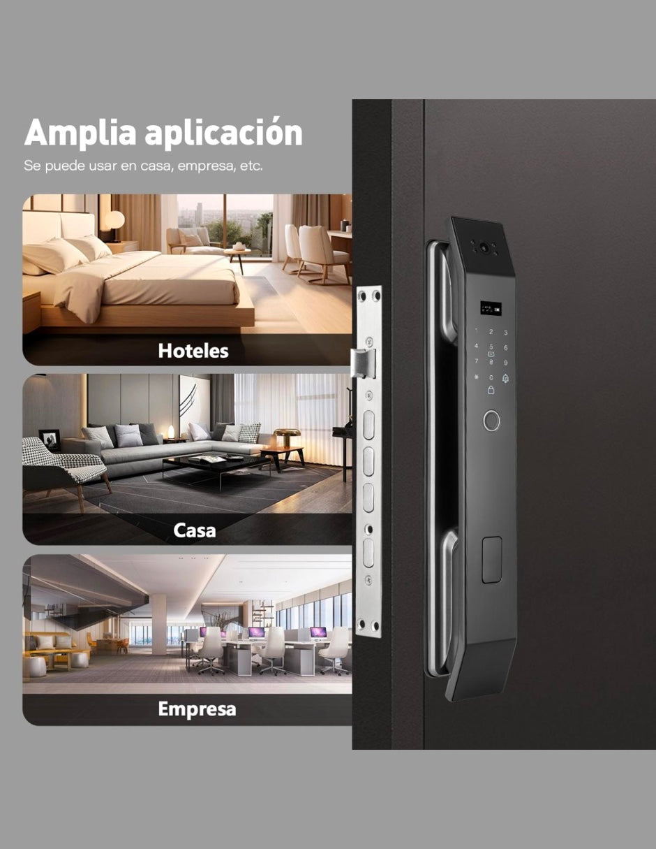 Cerradura reconocimiento facial.