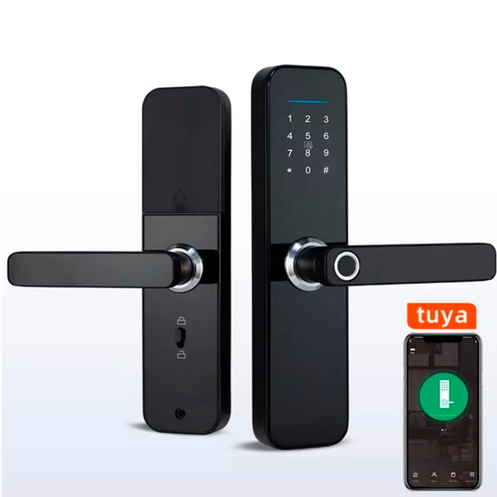 Cerradura digital con sensor biométrico de huellas dactilares