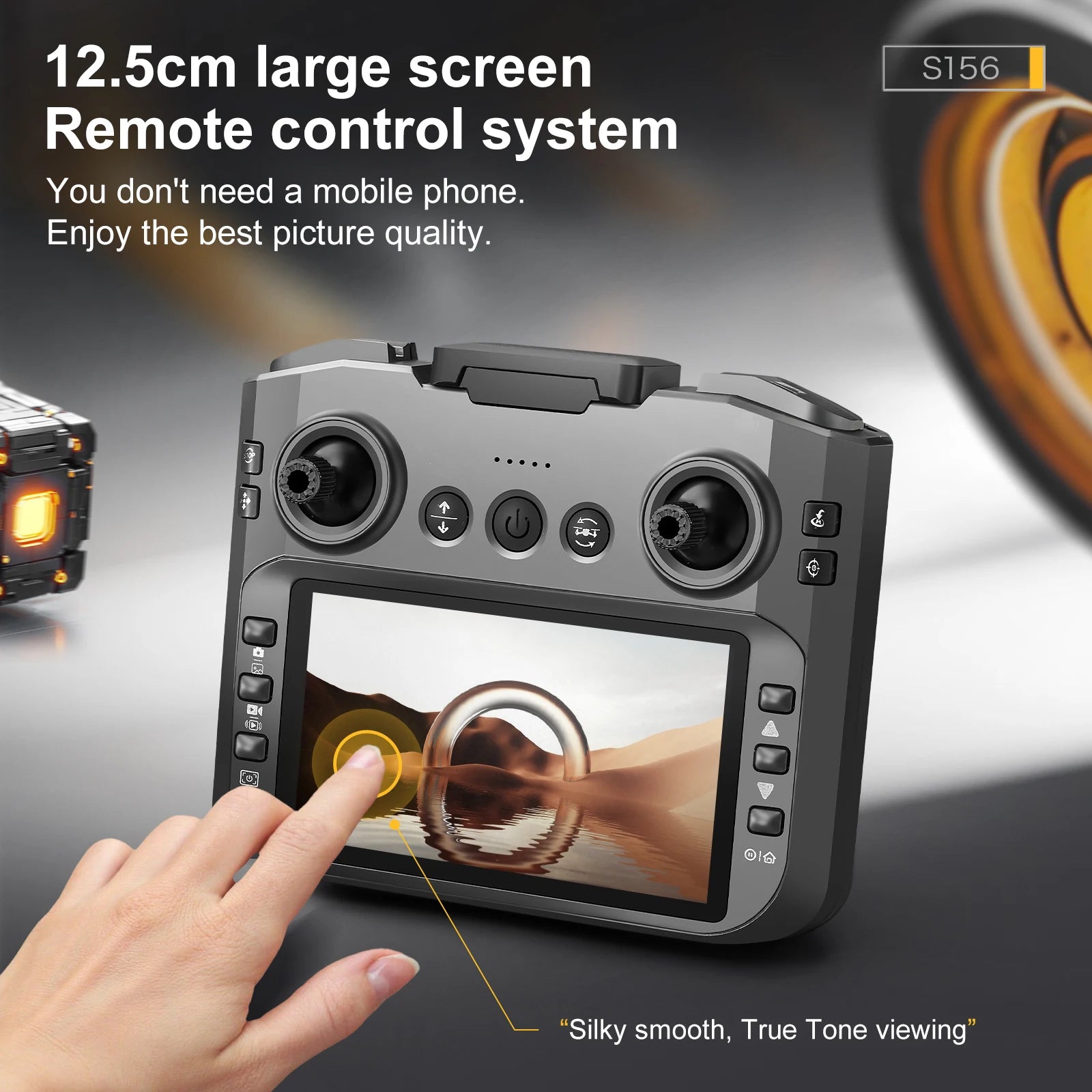 Dron 8k Dual Cam con pantalla