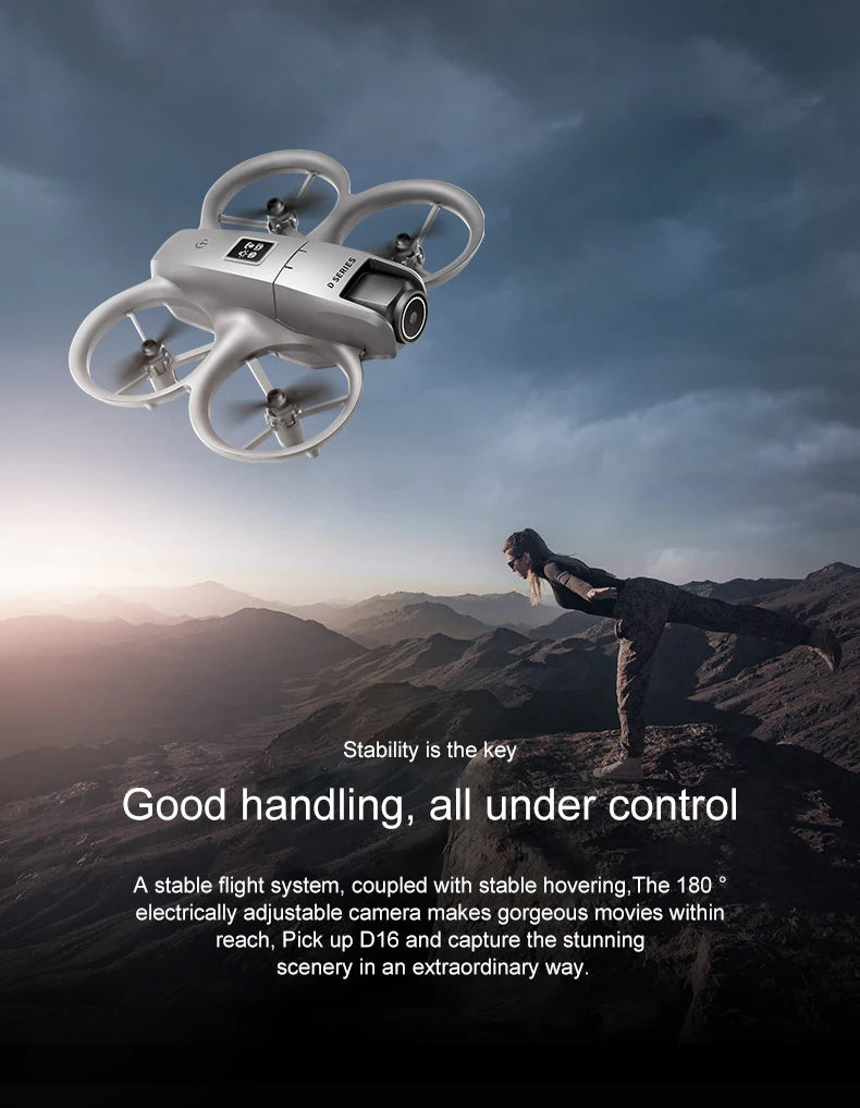 Mini drone  D16 doble cámara
