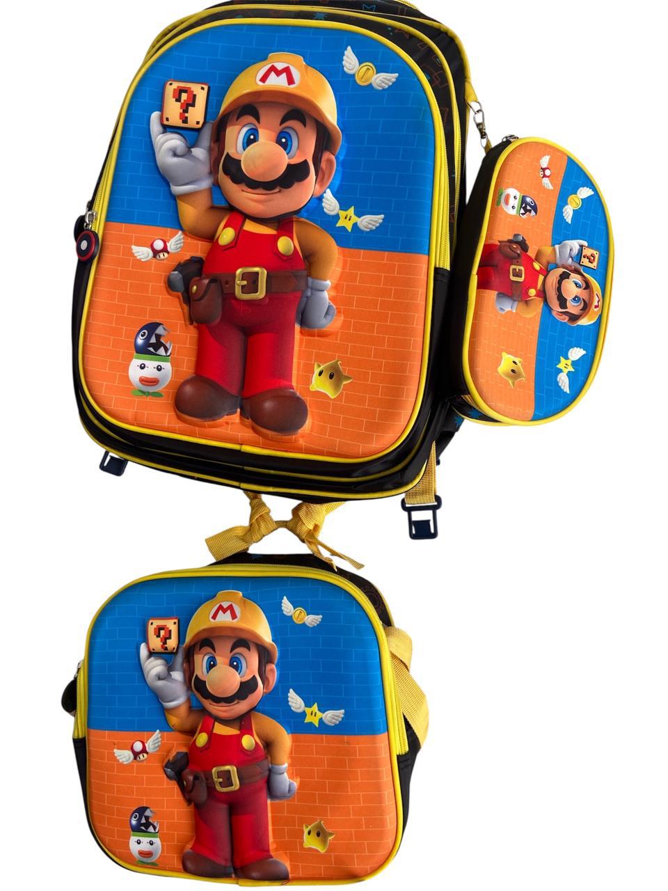 Kit Mochila-Lonchera-Lapicera