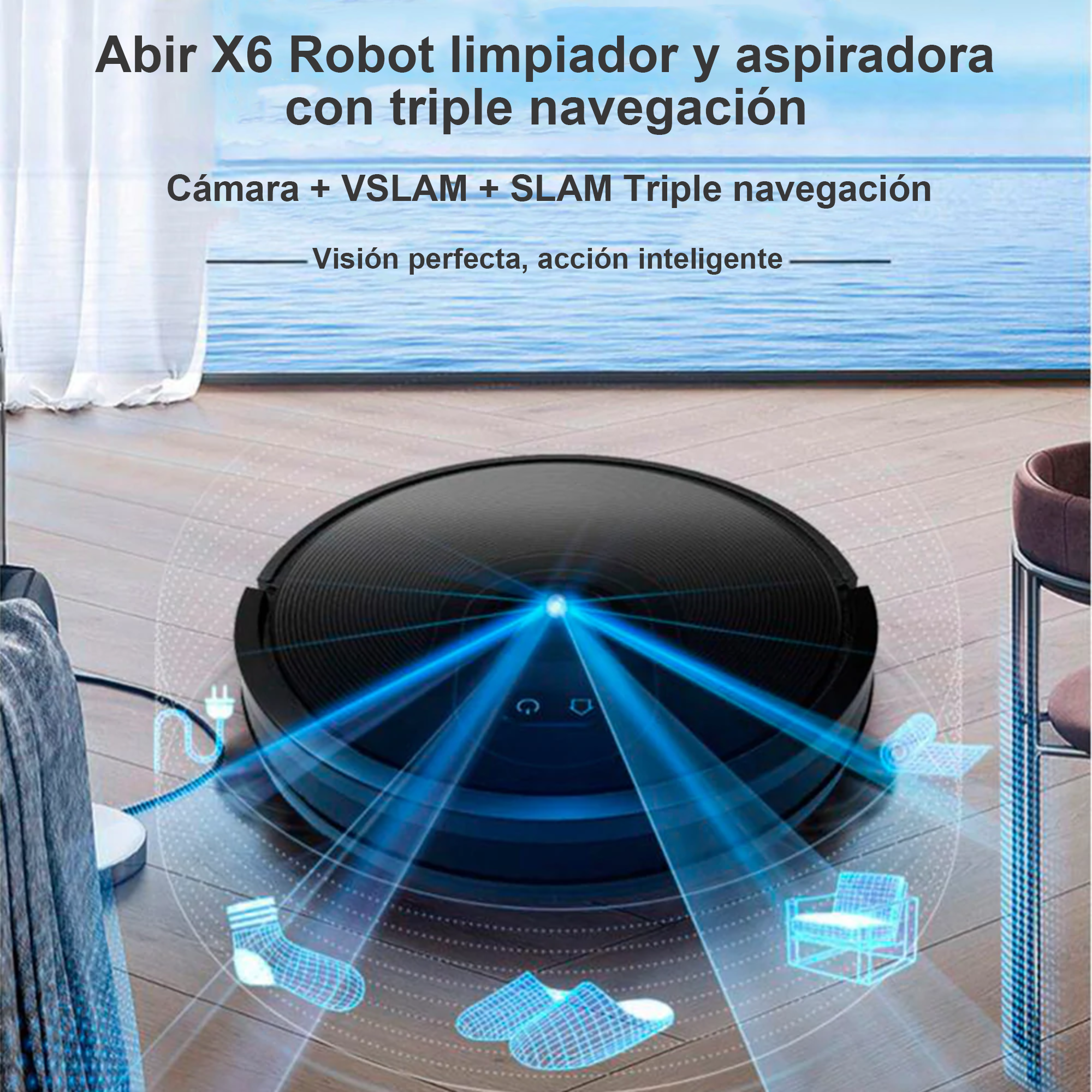 Robot Aspiradora cámara  X6 (exhibición)